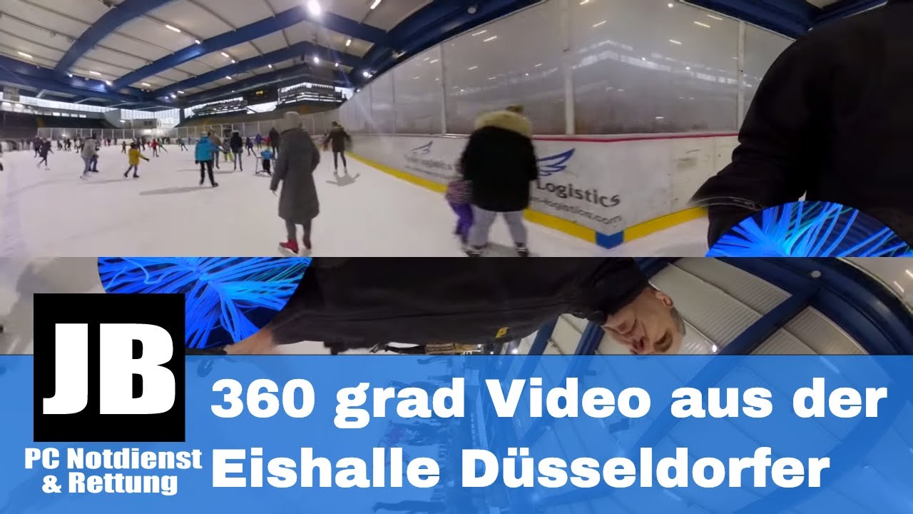 ➷ 360 Grad Video➹ der Eishalle auf der D&uuml;sseldorfer Brehmstra&szlig;e mit der Insta360 Kamera