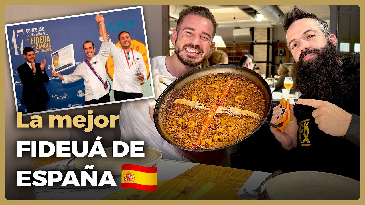 Probando la MEJOR FIDEUÁ de ESPAÑA con JOE BURGER
