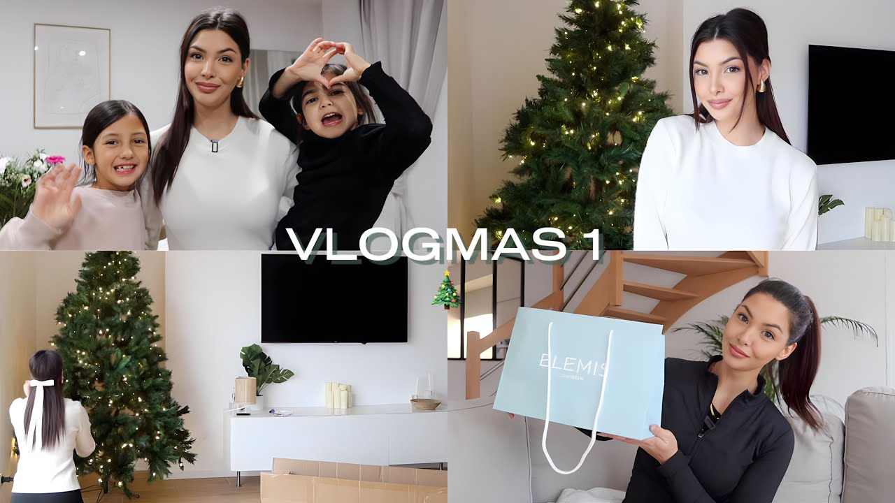 VLOGMAS 1 | On met le sapin ! 🎄- Lisa Ngo