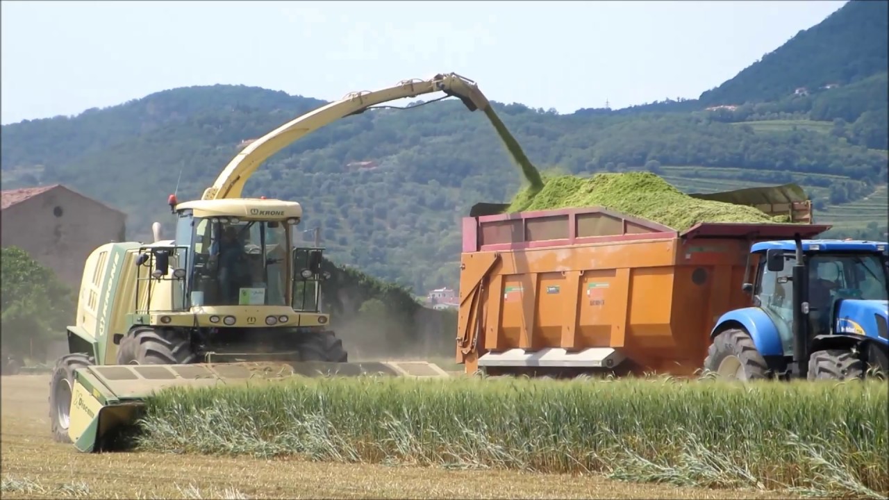KRONE BIG X 700 + JOHN DEERE 6900 -maggio 2017