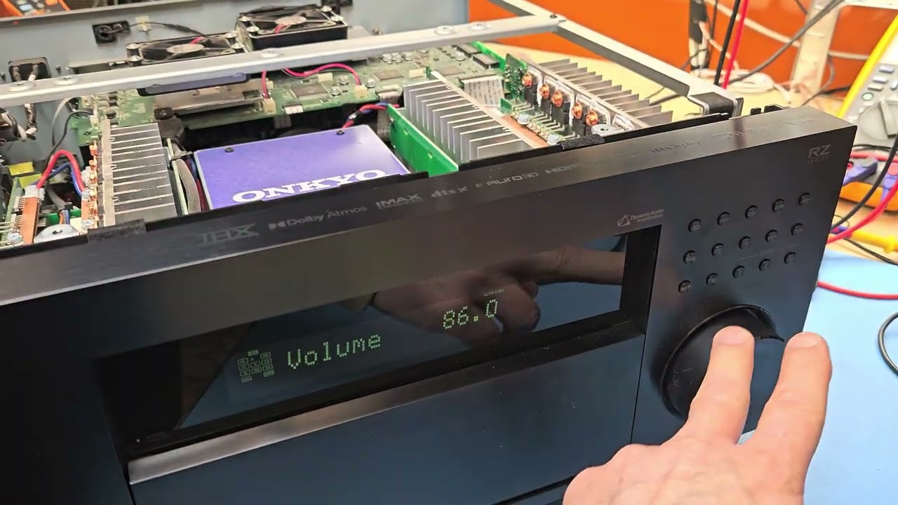STAS 52569 expertise ONKYO RZ70 suite à securité de type V (alimentation)