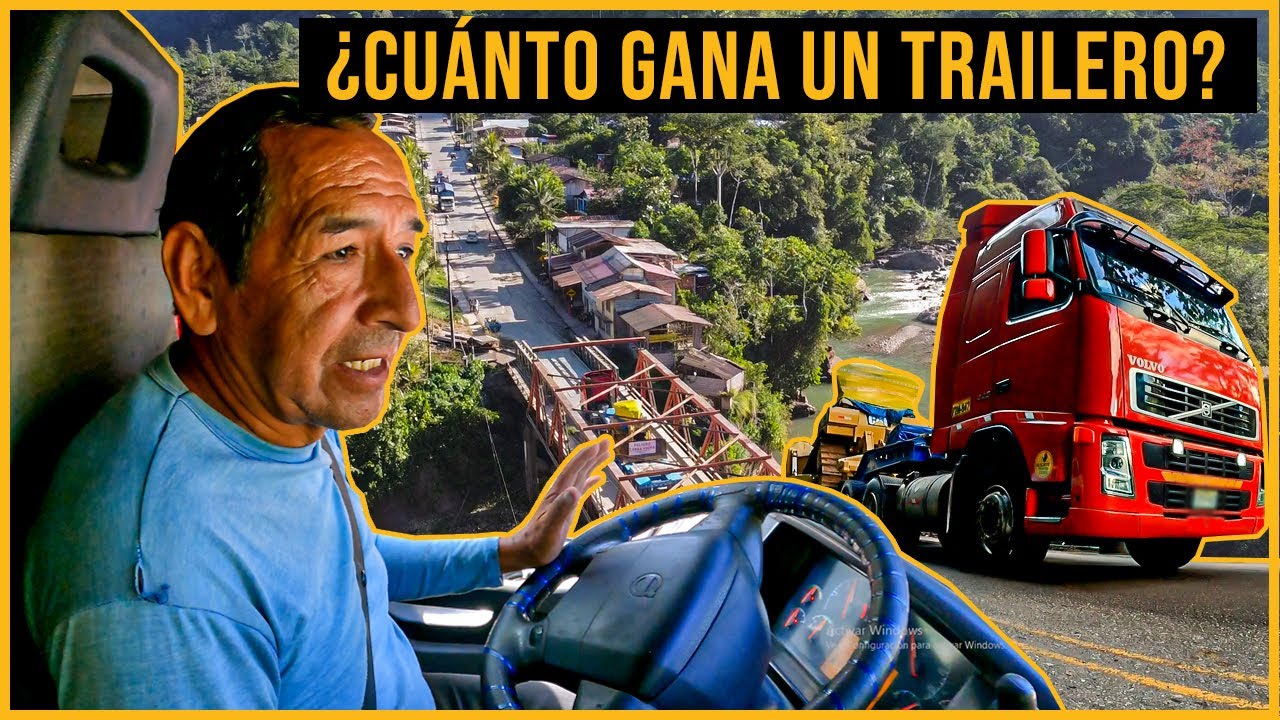 &iquest;Cu&aacute;nto GANA un TRAILERO?😱 | Reportaje al Per&uacute;