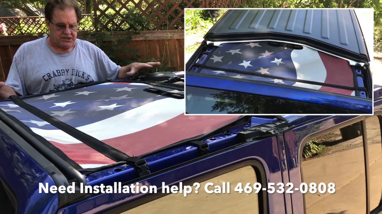 Jeep Wrangler JL  Bikini Sun Shade Installation