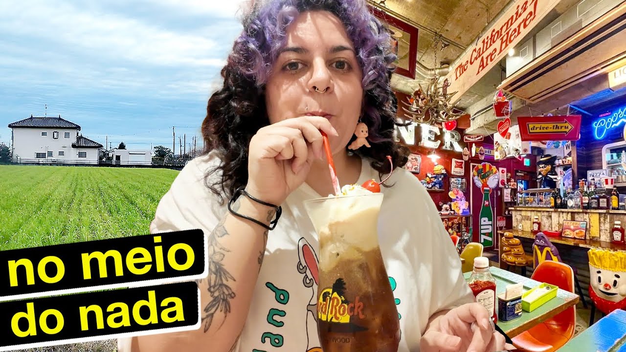 Explorando o INTERIOR do Japão: Vila Americana dos ANOS 90 - Nunca Te Pedi Nada