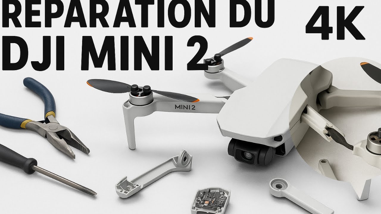 Remplacement/réparation des bras du DJI Mini 2/4K