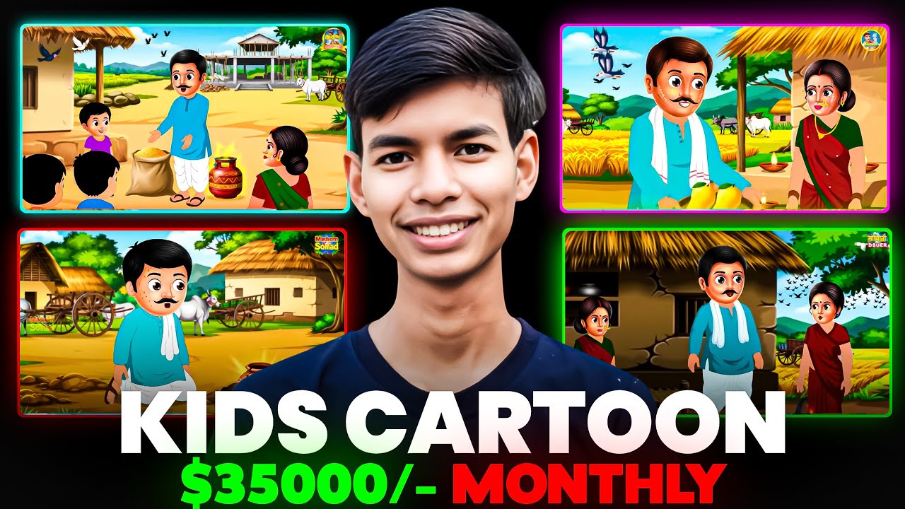 How to Make 3D Kids Cartoon Videos | AI Kids Cartoon Video | Full Course | Tech Panchu