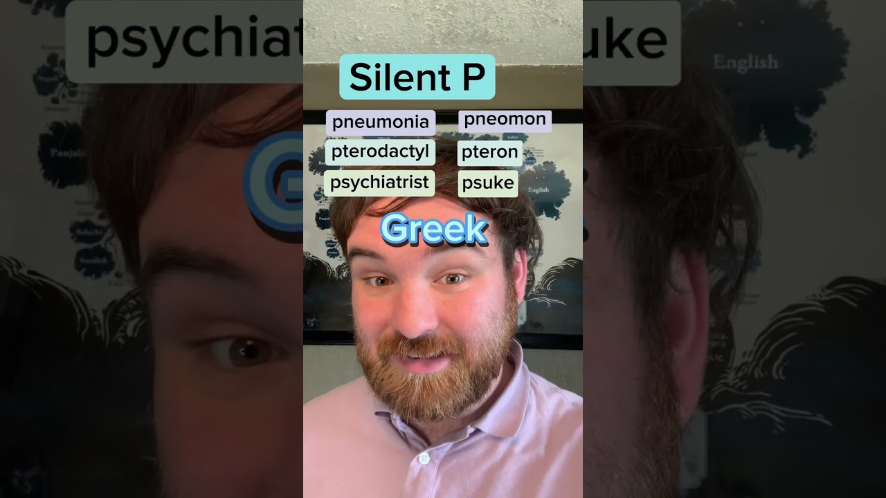 Why do some words have a silent p?