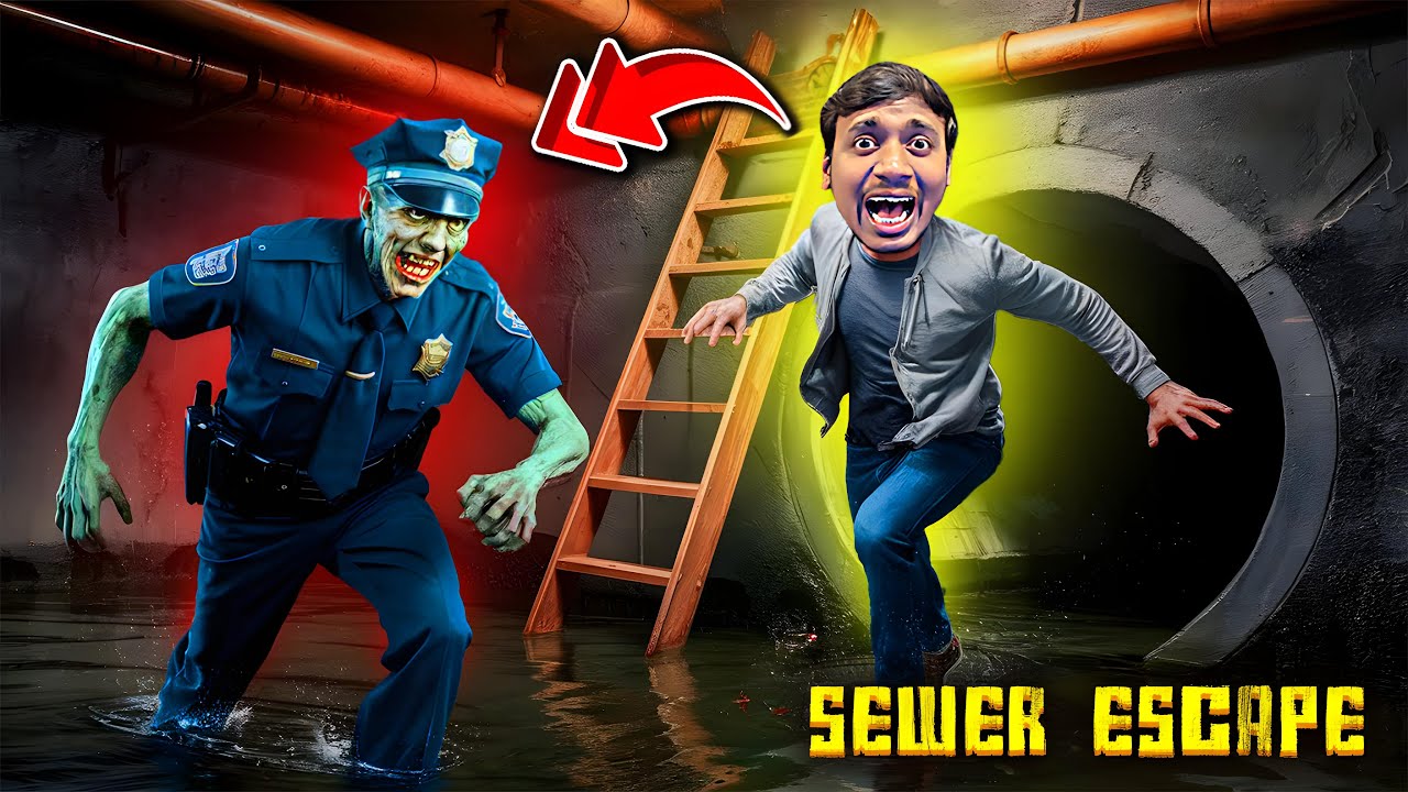 Sewer Escape | Evil Officer