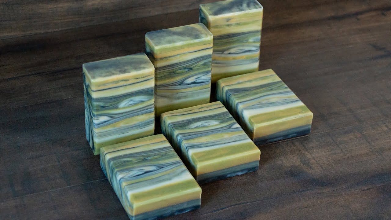 Cedar Rosemary Wood Grain Soap