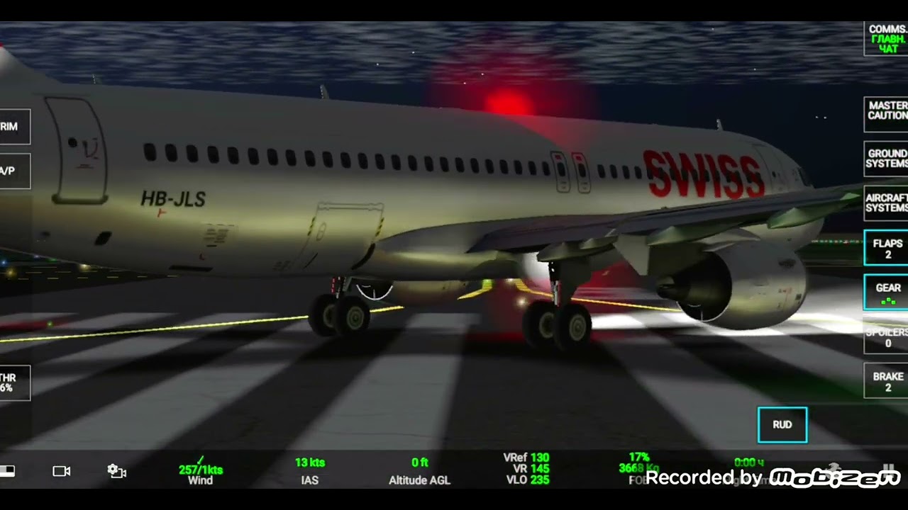ФРАНКФУРТ-ЖЕНЕВА на А320. Real Flight Simulator