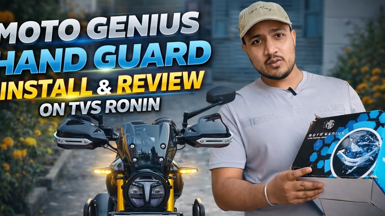 Moto Genius Hand Guard Complete Installation and Guide | TVS Ronin 🔥