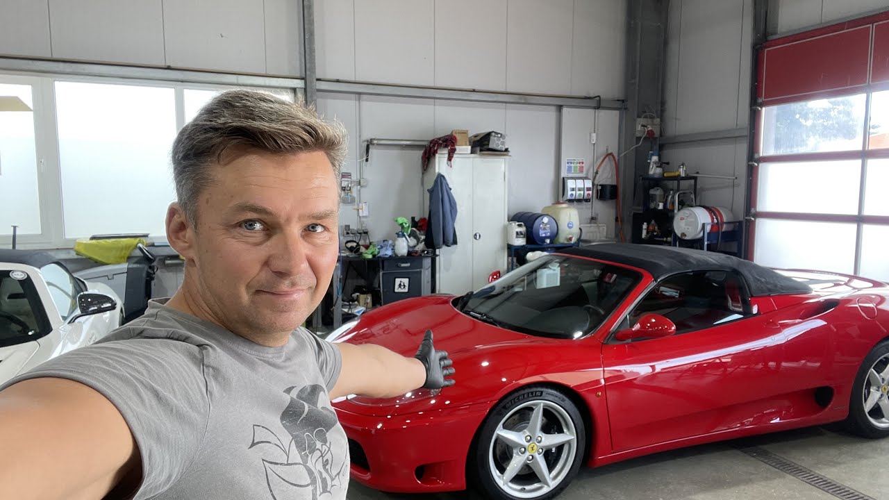 Купил Ferrari F 360 Spider , продаю не дорого, Готовлю к продаже, полировка, керамика,красим салон