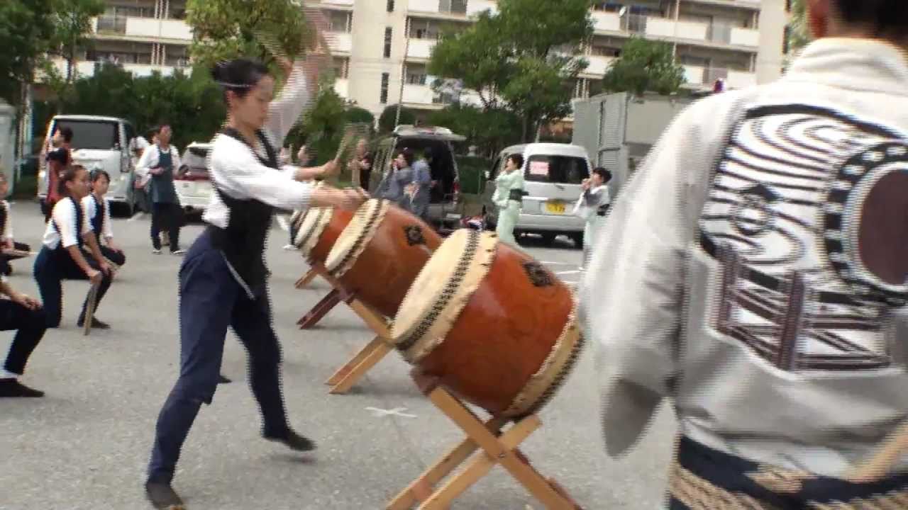 和太鼓演奏 千葉神楽太鼓  －  炭坑節 （第30回ふれあいまつり）
