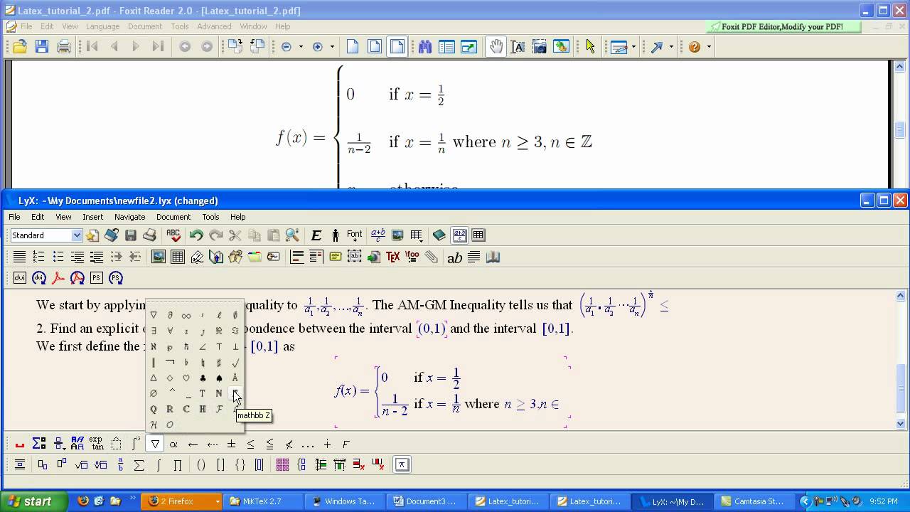 Introduction to Latex and Lyx - Part 4 of 5