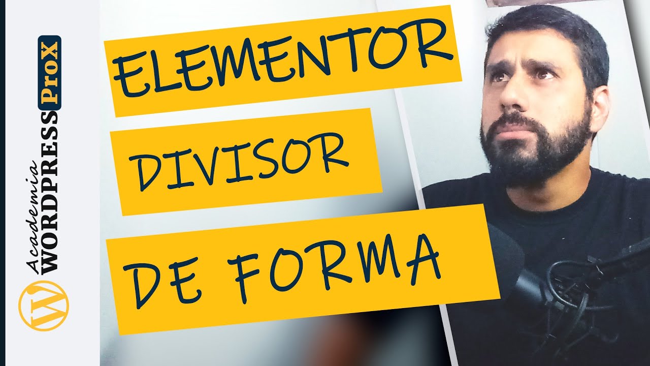ELEMENTOR: Como Mudar o Fundo Das Sessões Inserindo Efeitos de Divisor de Forma