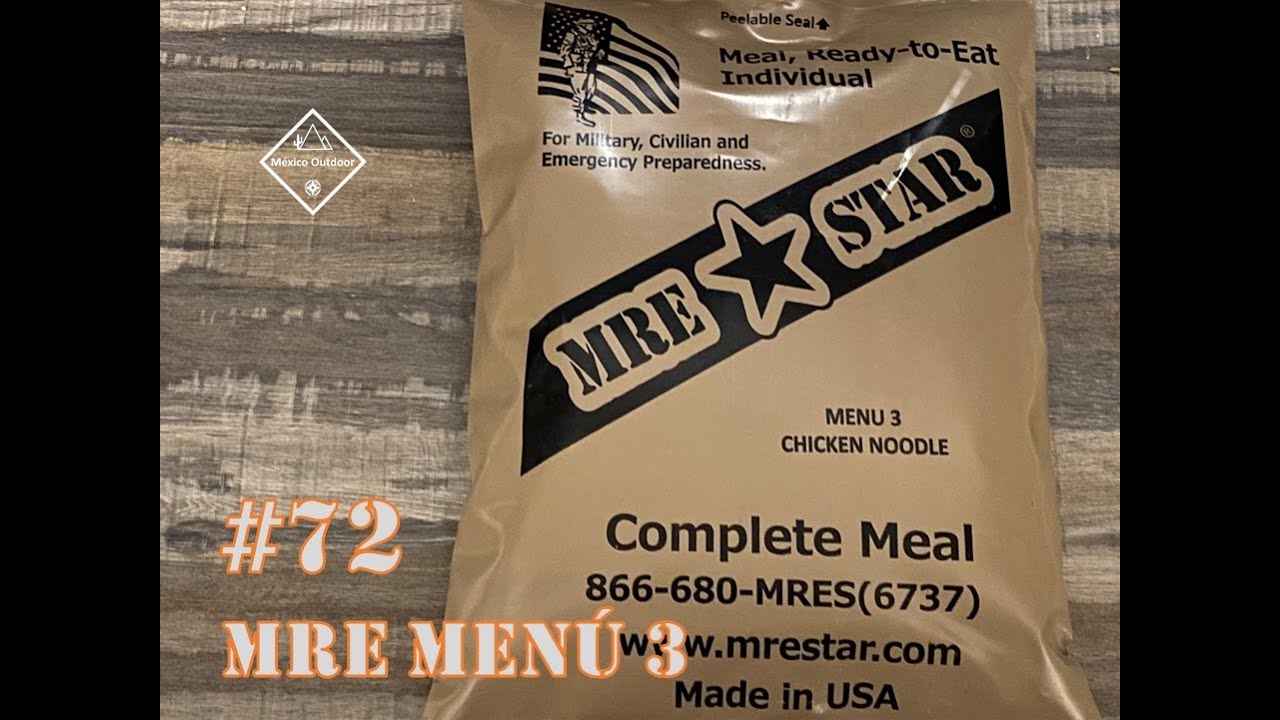 #72 MRE menu 3
