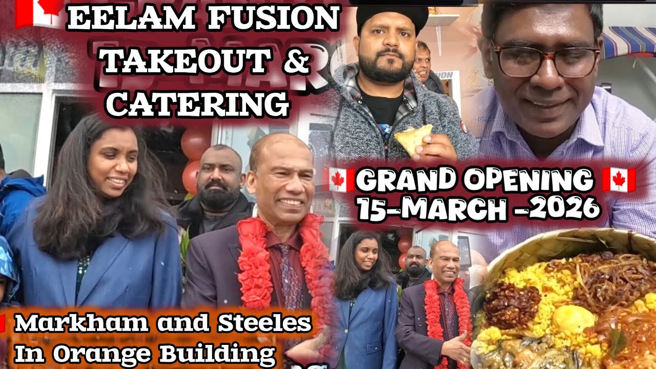 🇨🇦 ஈழத்தின் அதே சுவையில் ஈழத்தின் அத்தனை உணவுகளையும் வழங்கும் EELAM FUSION TakeOut | Scarborough 