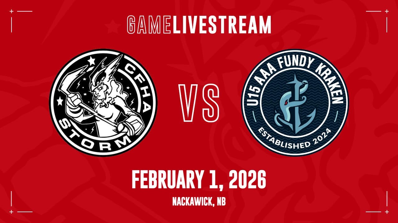 Feb 1, 2026 - U15AAA CFHA Storm v Fundy Kraken
