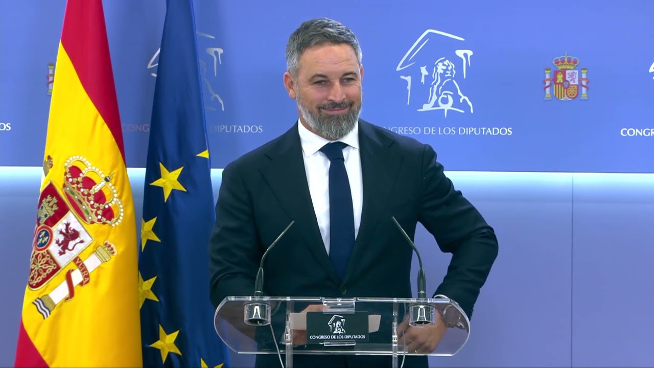 Santiago Abascal tras la reunión con Feijóo: 