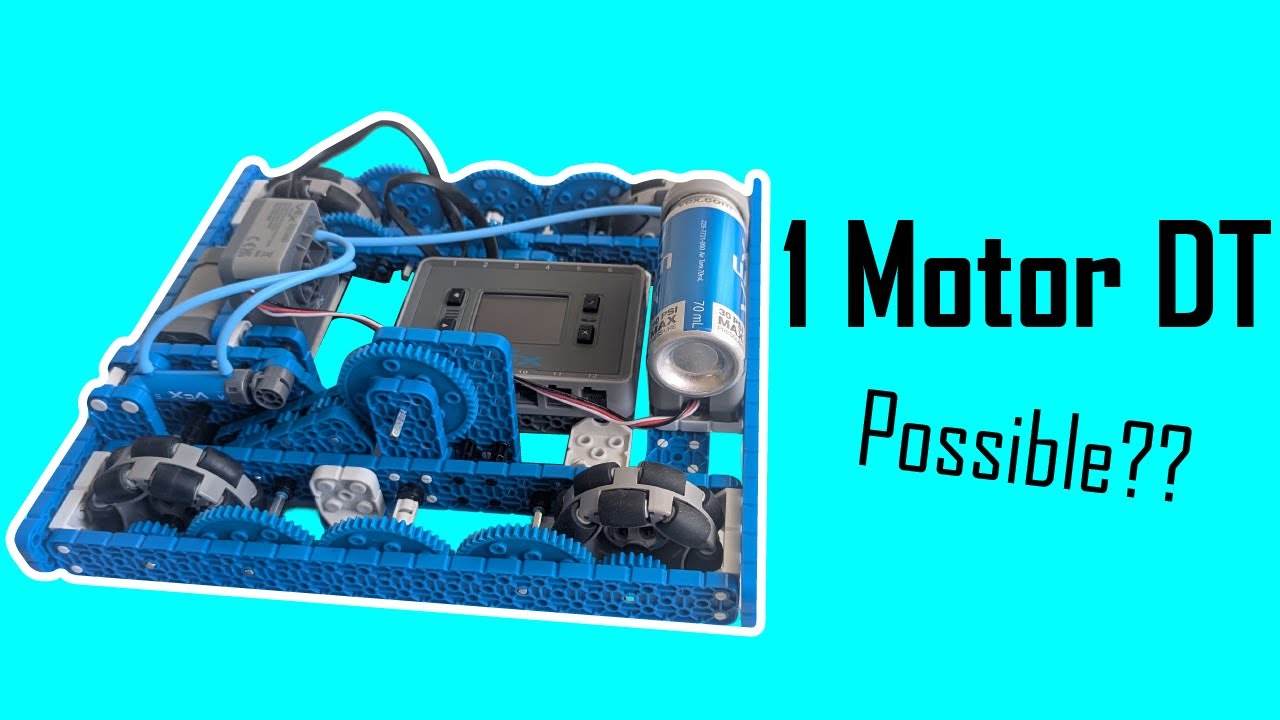 VEX IQ 1-Motor DT -  Is It Possible?