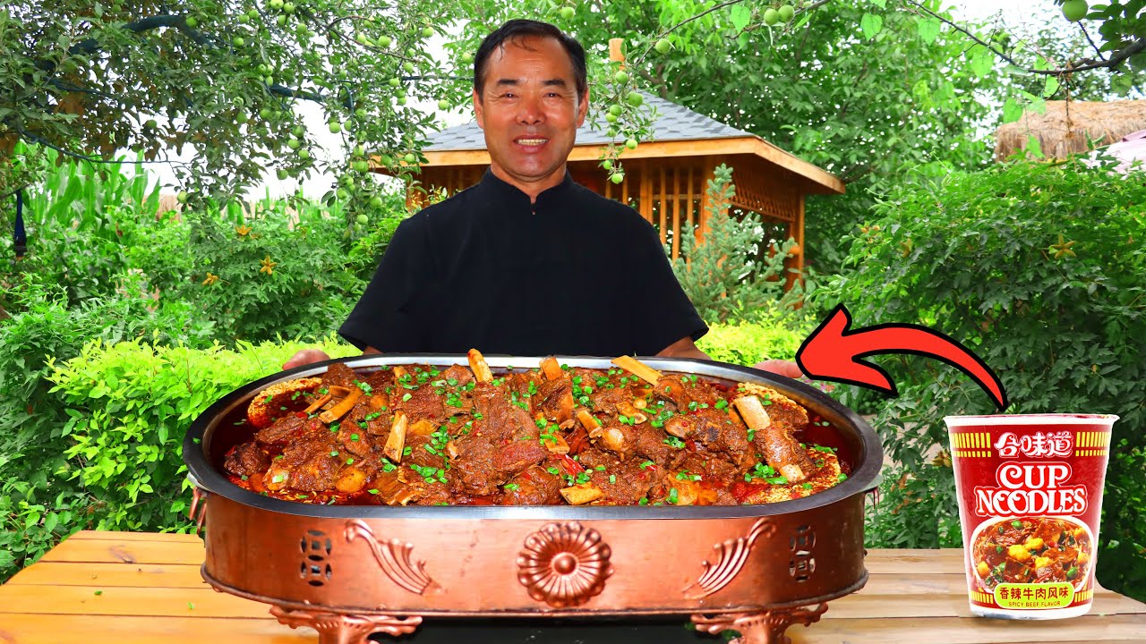 Роскошные быстрозаварные лапша с ОГРОМНЫМИ РЕБРАМИ! Я больше не хочу обычную версию!