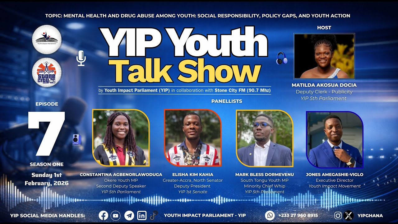YIP Youth Talk Show - Episode 7 (Season 1)_Mental Health and Drug abuses