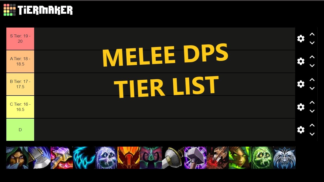 Dragonflight Melee DPS Tier List!! ALL 13 specs ranked!