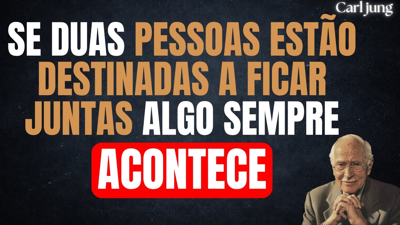 SE DUAS PESSOAS DEVEM FICAR JUNTAS, ALGO SEMPRE ACONTECE | CARL JUNG