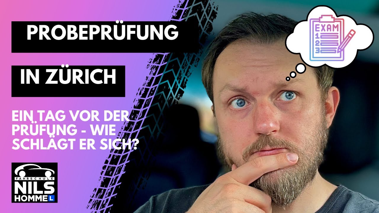 Ein Tag vor der Führerprüfung in Zürich 🫣 Wie schlägt er sich?