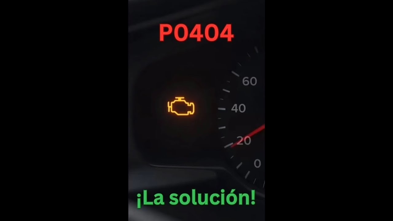 Borrar el código de error P0404 | Apagar la luz de control del motor con OBD Killer
