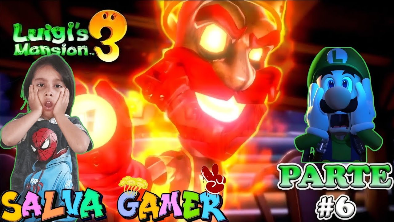 COMO DERROTAR EL GRAN REY ESPANTACUS DEL PISO 6 | LUIGI'S MANSION 3 | SALVA GAMER 