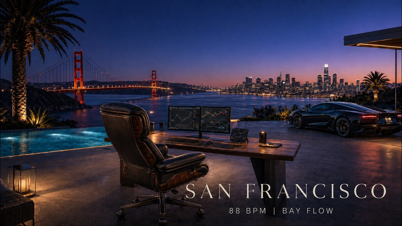 SAN FRANCISCO WORK MUSIC — 1 Hour of Deep Focus Chillstep for Work, Study & Flow State