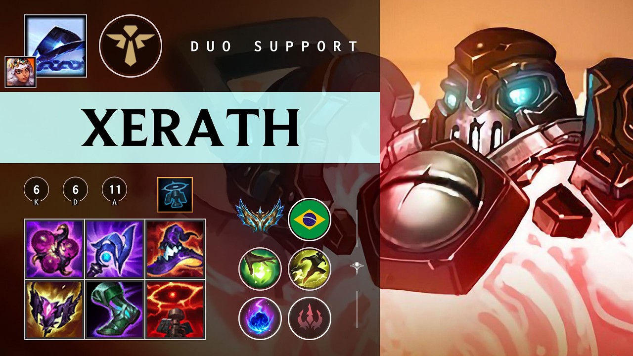 Xerath Support vs Nami - BR Challenger Patch 26.03