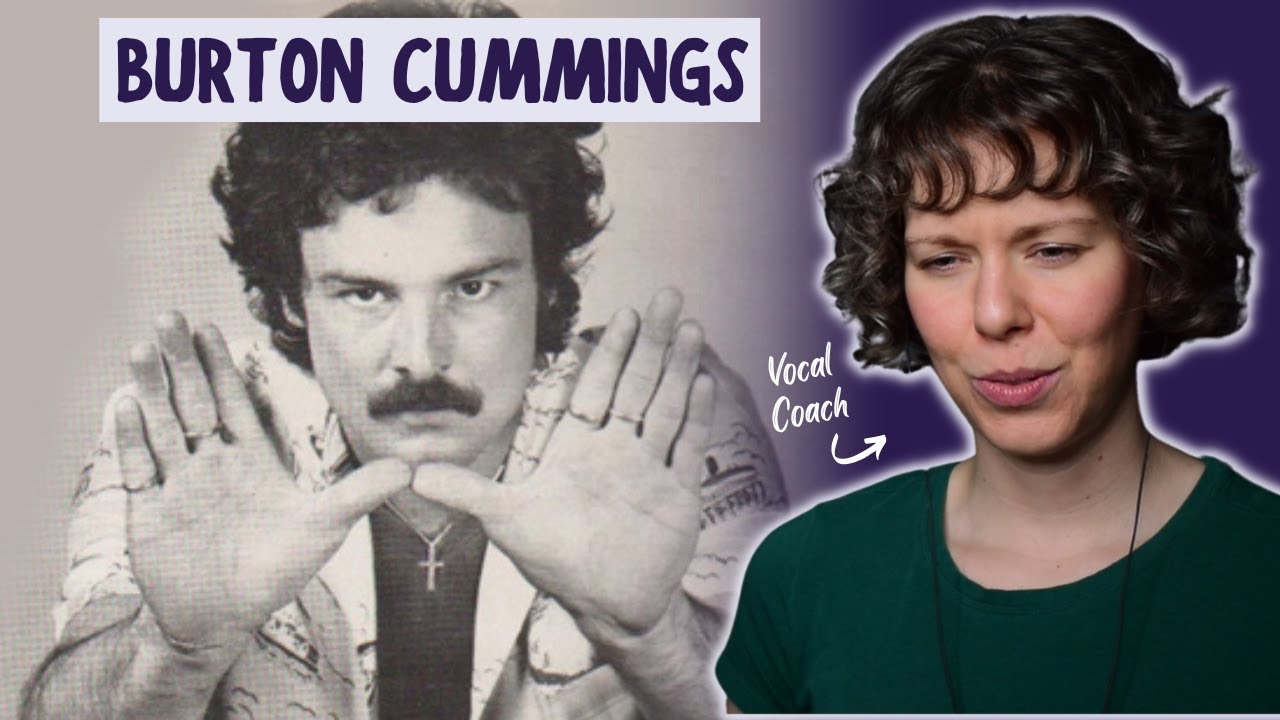 Vocal Coach reaction and analysis of Burton Cummings singing Stand Tall