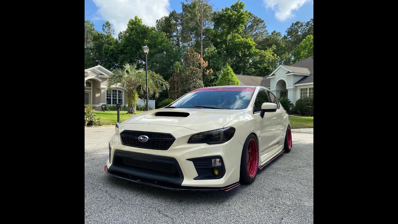 2015+ WRX gets wrapped in 3M Gloss Ivory