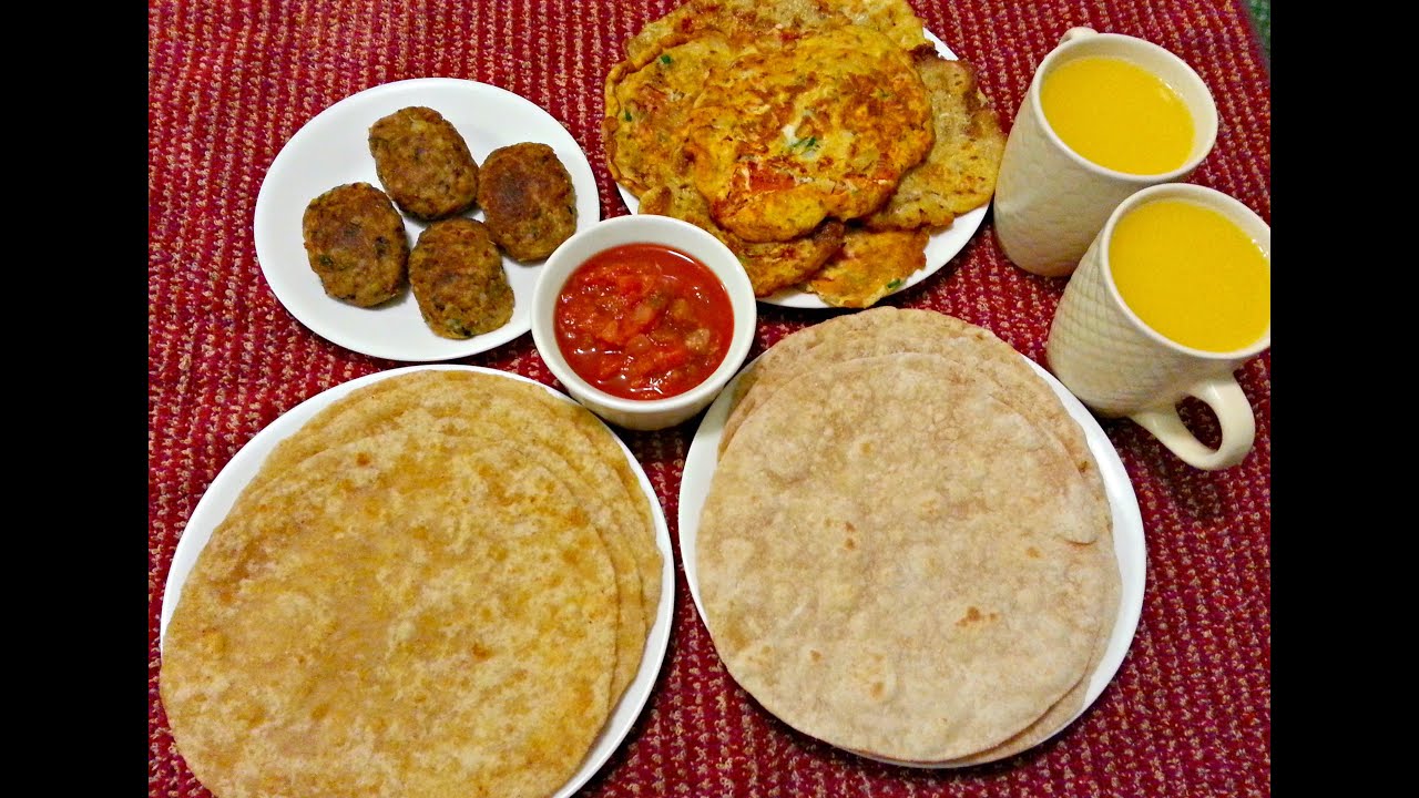 Egg omelette and kabab - A perfect and healthy recipe for breakfast