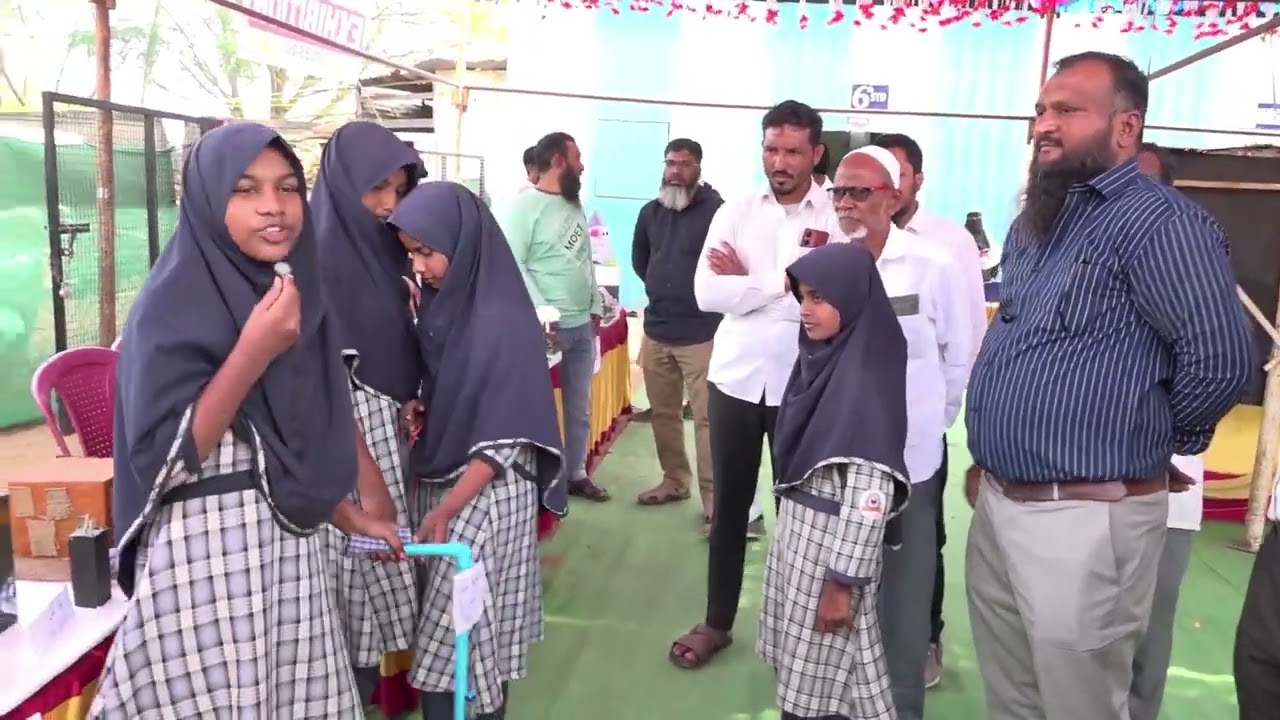 Blind People Safety Stick & Old Kaaba Model | Ali Public School Muddebihal | Exhibition 2025-26