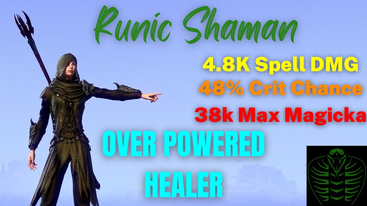 The Arcanist Healer is TOO GOOD! The Runic Shaman | Necrom PTS | Elder Scrolls Online (ESO) showcase