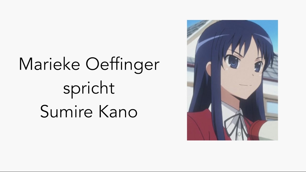 Toradora! Synchronclip #6: Marieke Oeffinger spricht Sumire (4K)