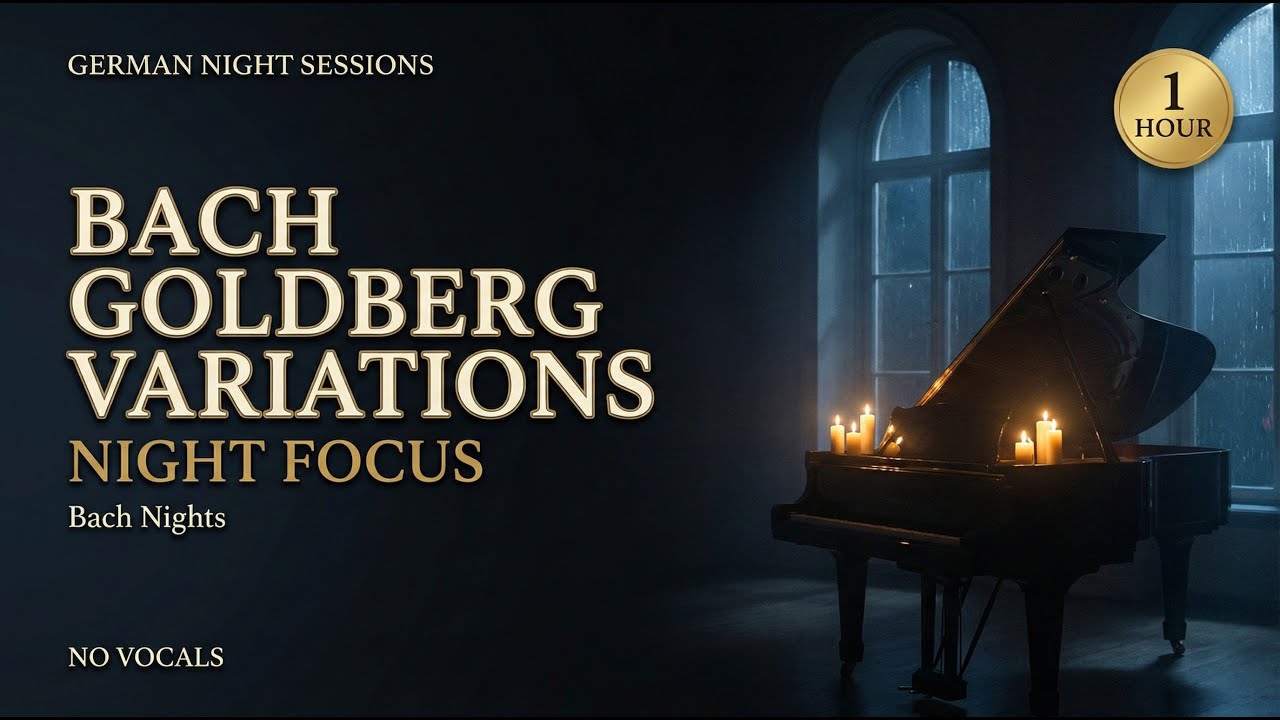 Bach: Goldberg Variations | 1 Hour Night Focus (No Vocals)
