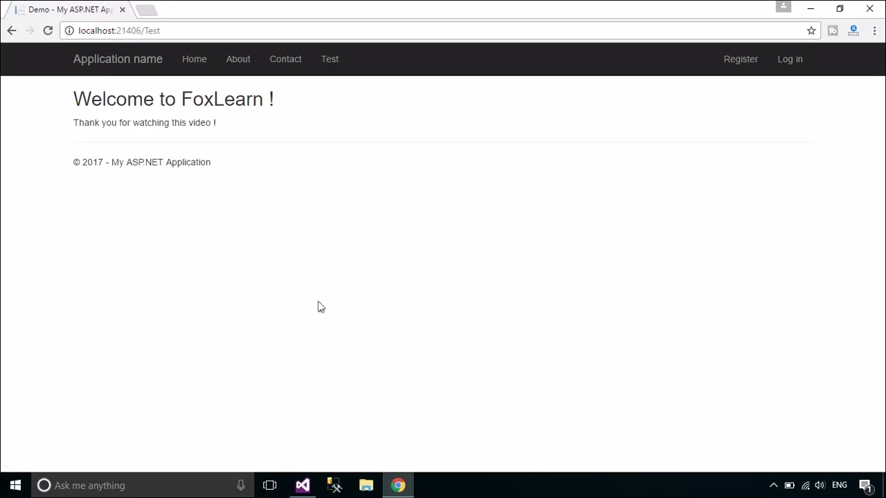 ASP.NET MVC #1 - Getting Started | FoxLearn