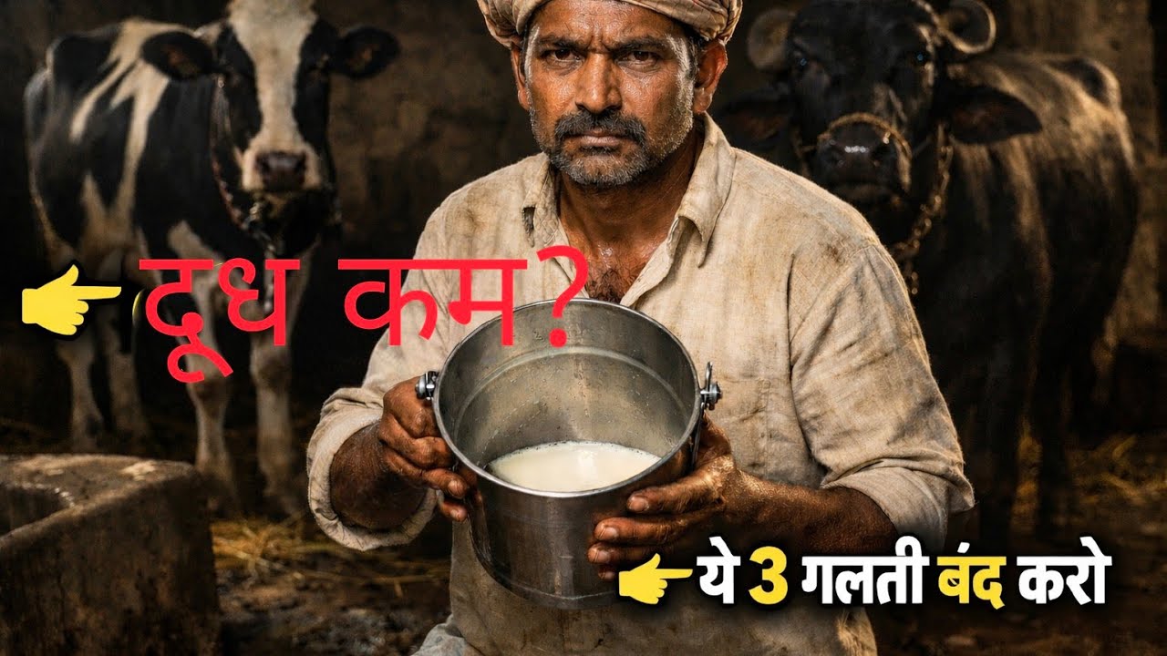 गाय-भैंस का दूध कम? ये 3 गलती तुरंत बंद करो | Vet Attri 