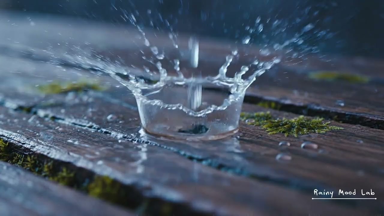 Rain on Mossy Wood | Natural White Noise for Studying and Instant Calm