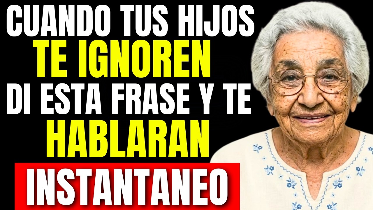 Cuando tus HIJOS ADULTOS te IGNOREN, di exactamente ESTAS palabras (te respetarán al instante)