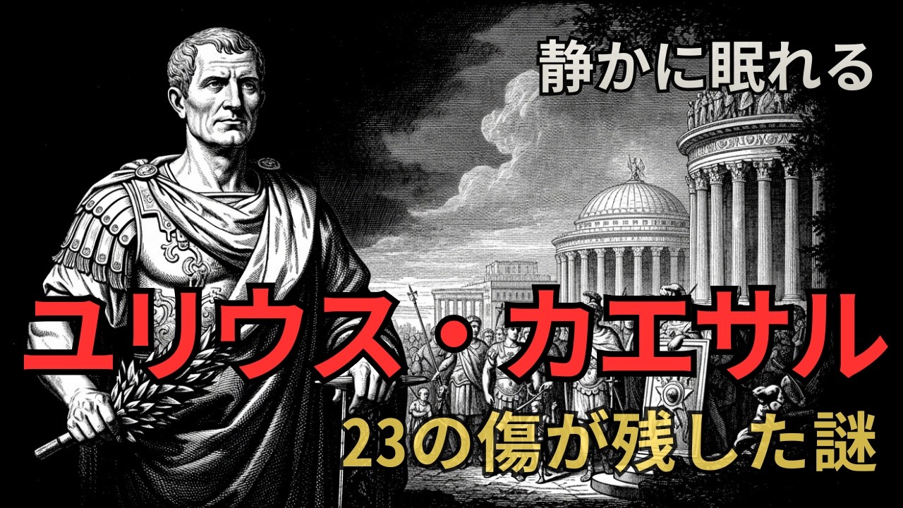 🌙おやすみ前のストーリー：【睡眠用】ユリウス・カエサル「ローマを変えた男の56年」｜小さな深夜書房