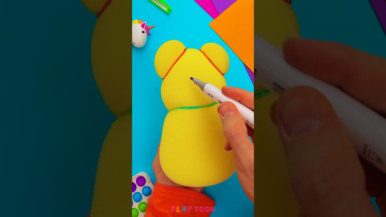 DIY Cuddly Companion: Dad's Adorable Toy Creation! 🧸💖