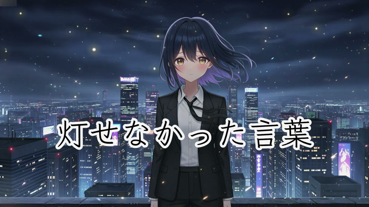 この歌、夜に届ける言えなかった想い｜Akane 出道曲《灯せなかった言葉》A song that delivers unspoken feelings to the night |