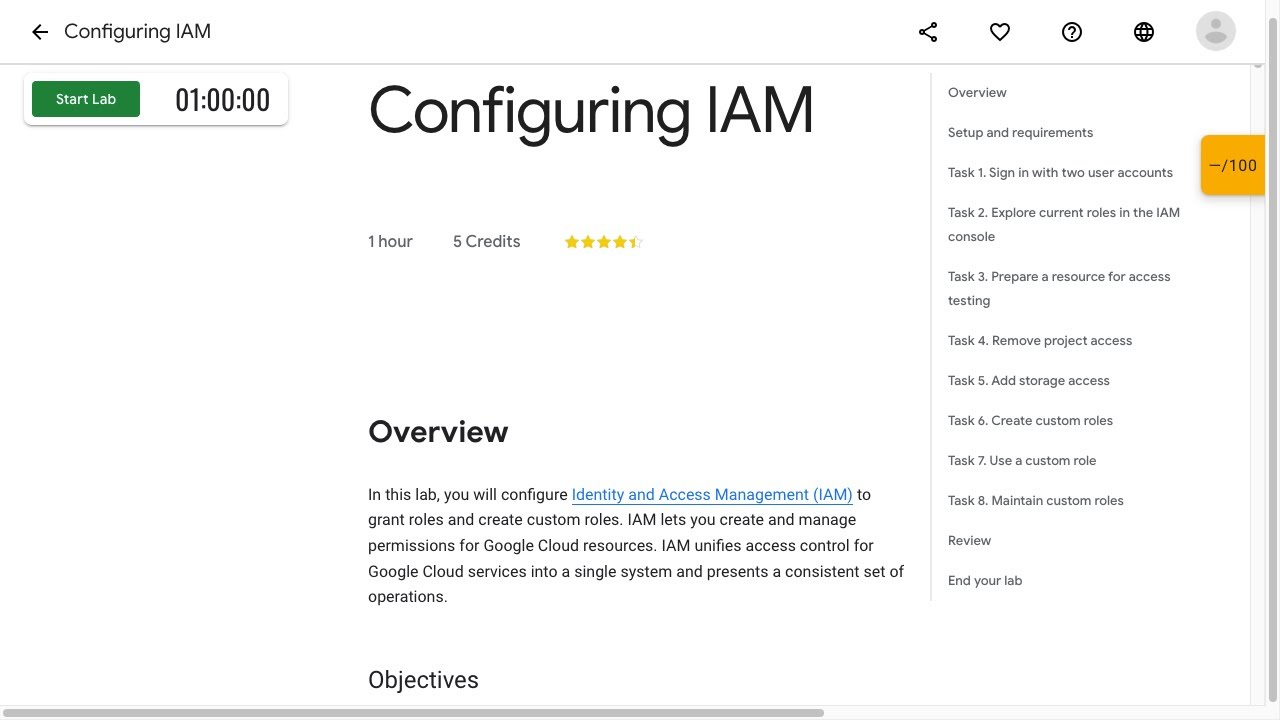 Configuring IAM