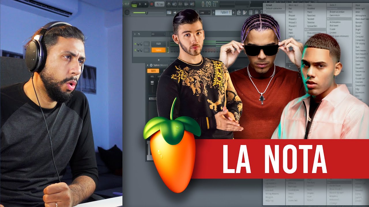 Como hago el beat de LA NOTA de Manuel Turizo x Myke Towers x Rauw Alejandro en FL STUDIO