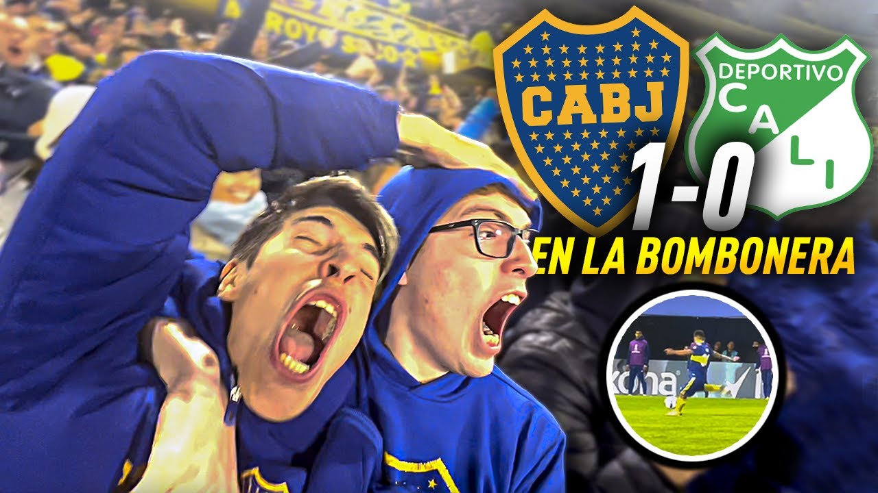 BOCA JRS 1 - DEP. CALI 0 - REACCION en la BOMBONERA - HINCHA DE BOCA - Copa Libertadores - Toto